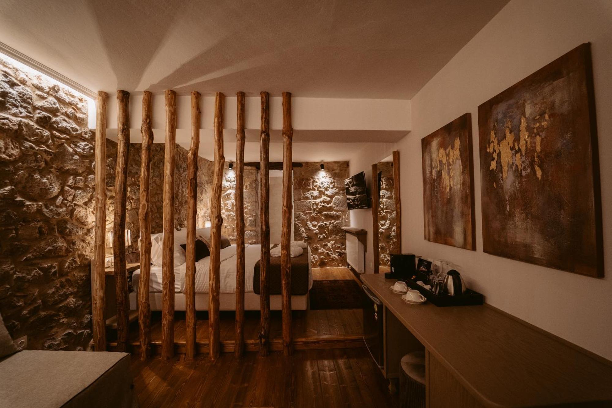 Afanos Guesthouse Arachova Kamer foto