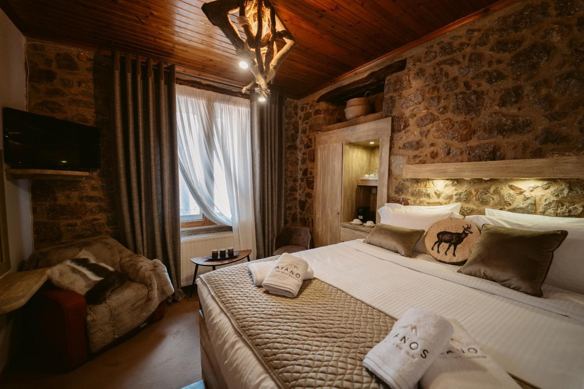Afanos Guesthouse Arachova Kamer foto