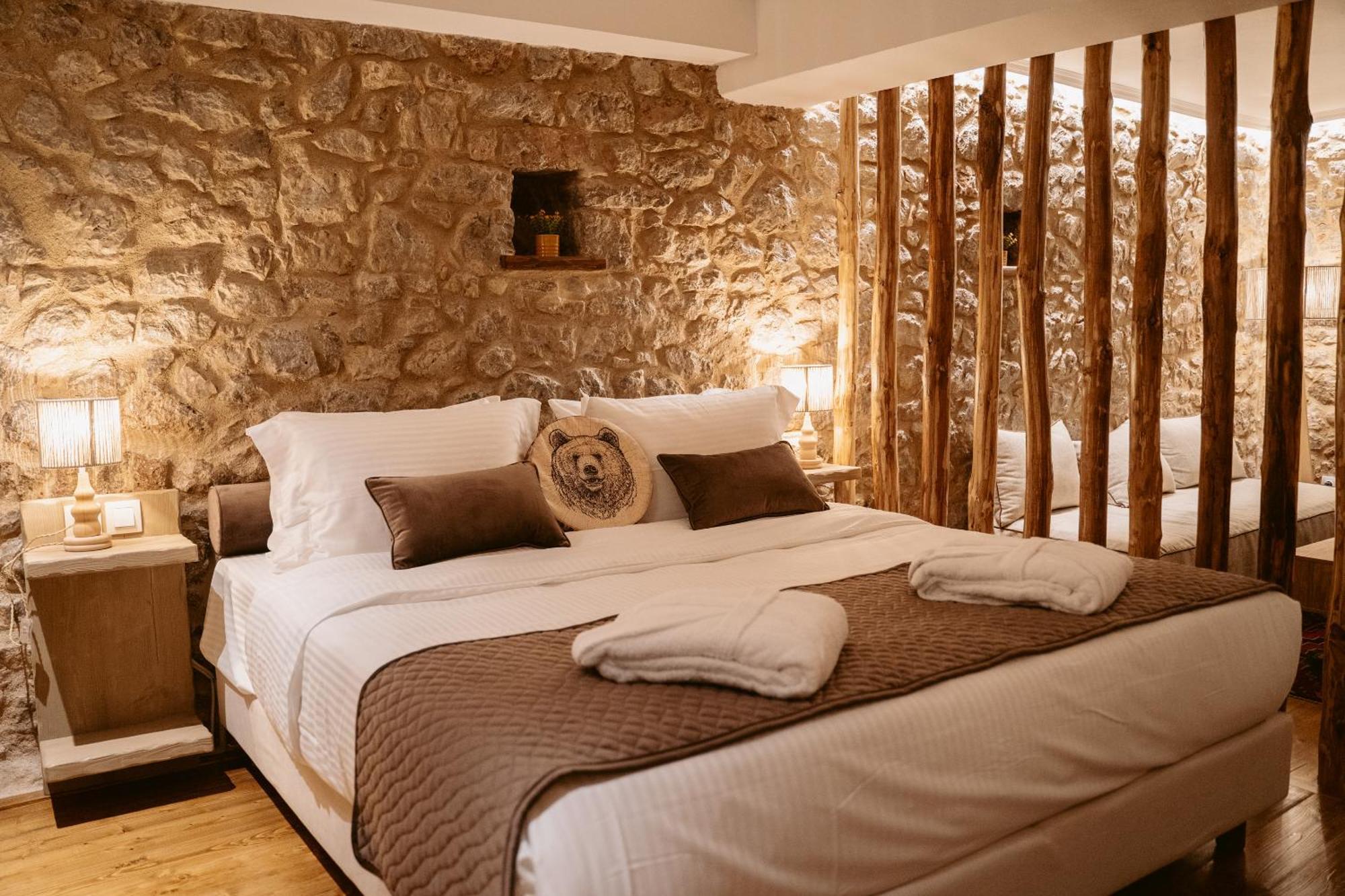 Afanos Guesthouse Arachova Kamer foto